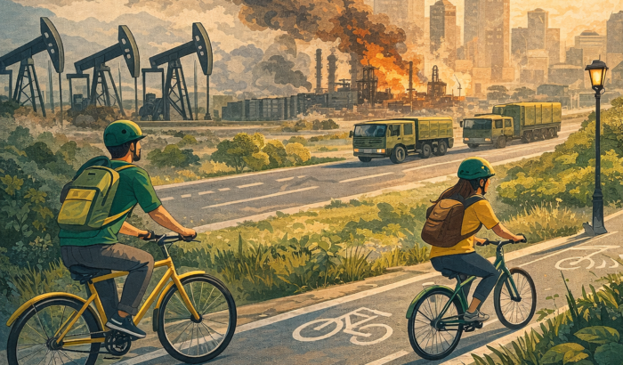 Petrolio, guerre e bicicletta